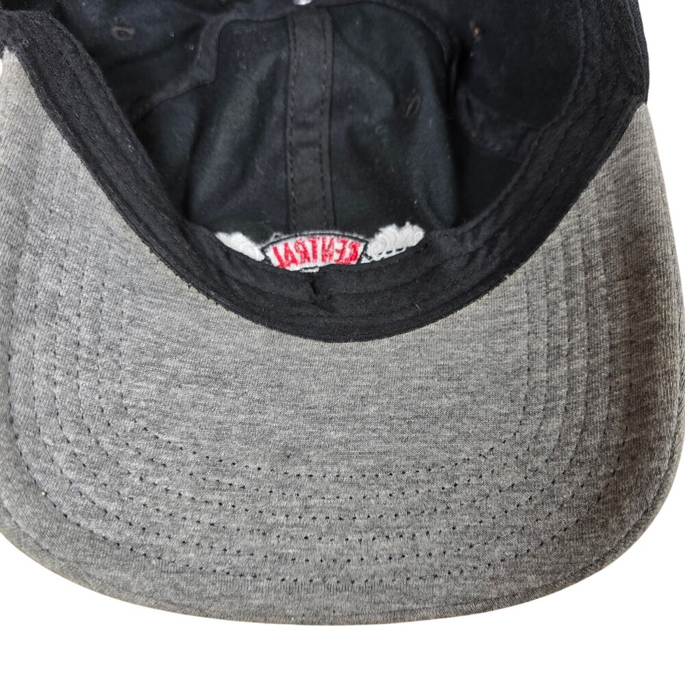Friends Central Perk Spellout Logo Baseball Hat Cap Black Gray Adjustable Strap - Picture 6 of 7